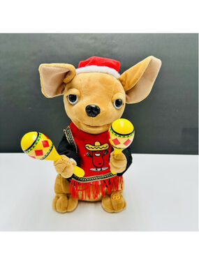 Christmas Nika Don Miguel Animatronic Chihuahua Moracas Play Sing Dance